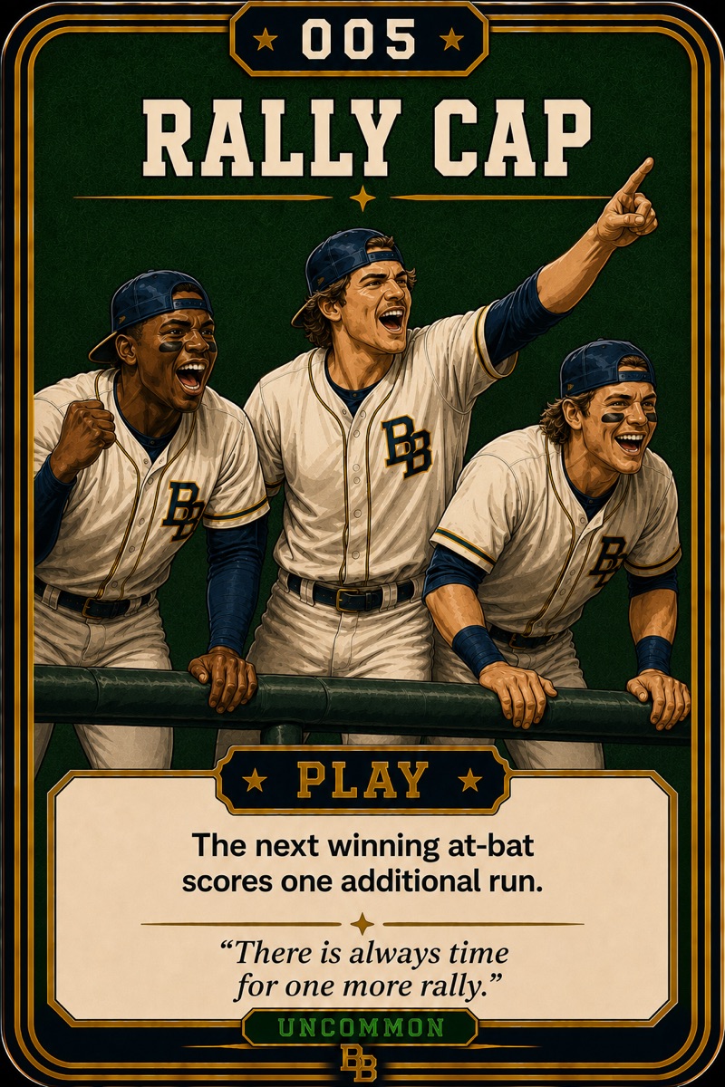 Rally Cap Manager Card